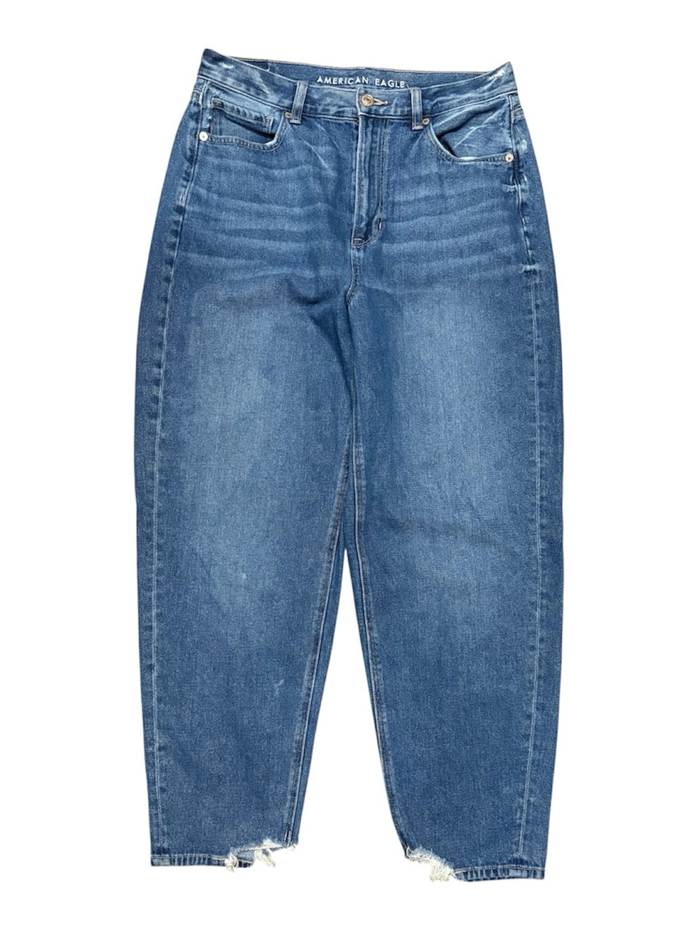 American Eagle Relaxed Mom Jean Cotton Blend Size 10 Regular
